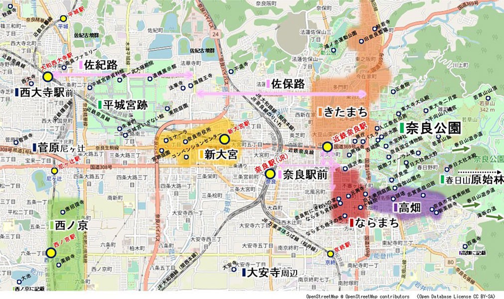 マップ 平城ツーリズムドットコム より