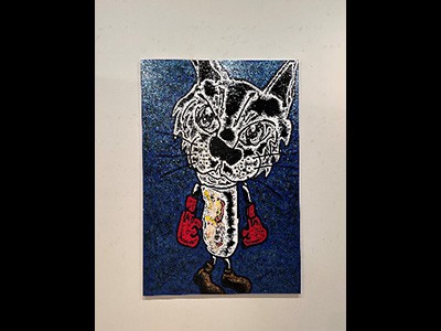 鬼塚勝也ファイティングアート展_画像5