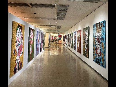 鬼塚勝也ファイティングアート展_画像7